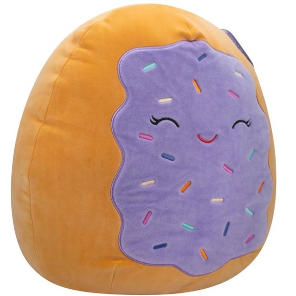NWT Wylie the purple toaster pastry with sprinkles squish mallow kellytoy - Picture 3 of 6